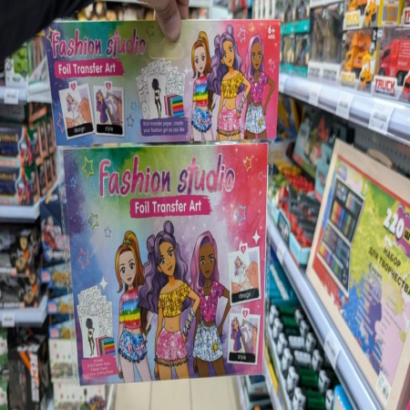 Fashion Studio Foil Transfer Art