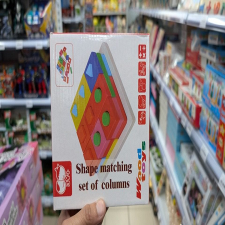 Dopasuj Kształty – Zestaw Kolumn od Wood Toys! ??