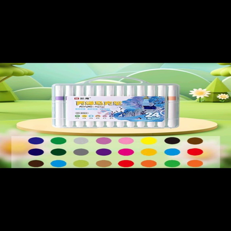 Kolorowe długopisy 24 Kolor