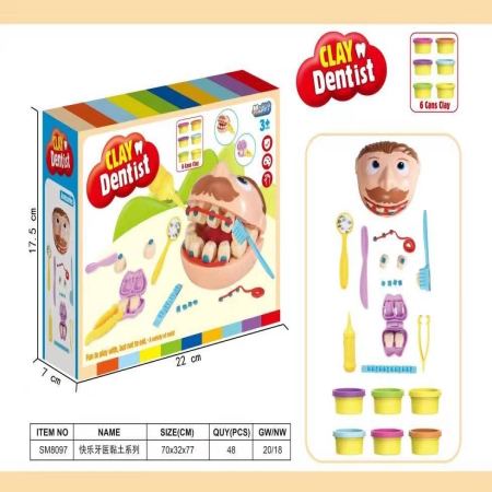 Zestaw zabawek do badania stomatologicznego