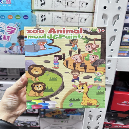 Zestaw Zoo Farbki dla Dzieci