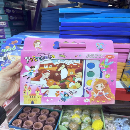 Książka do kolorowania magicznej wody