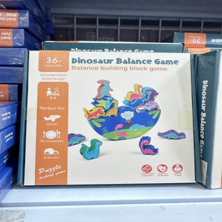 Drewniana Gra Dinozaur Balance
