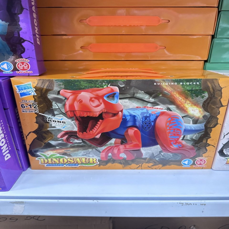 Gra polegająca na składaniu dinozaurów