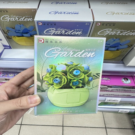 Zabawki Klocki Kwiaty Romantique Garden