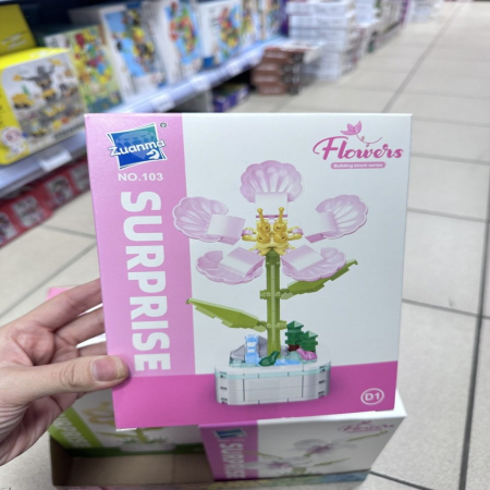 Zabawki Klocki Kwiaty Surprise