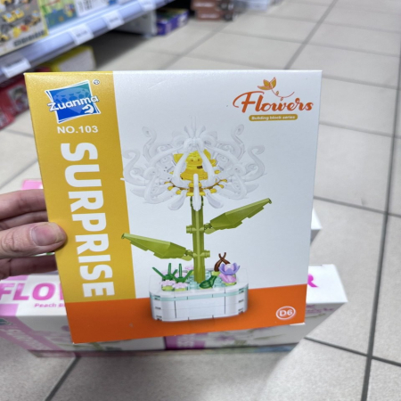 Zabawki Klocki Kwiaty Surprise