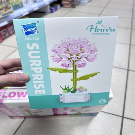 Zabawki Klocki Kwiaty Surprise