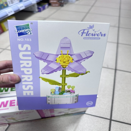 Zabawki Klocki Kwiaty Surprise