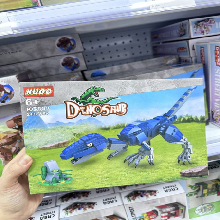 Zabawki Klocki Dinosaur