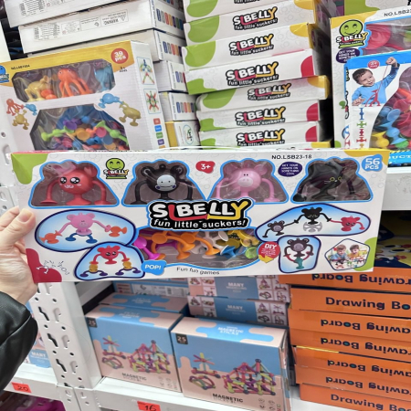 Klocki Konstrukcyjne Przyssawki Silikonowe