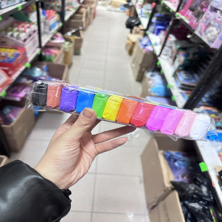 12 Kolorów Glina Zabawka