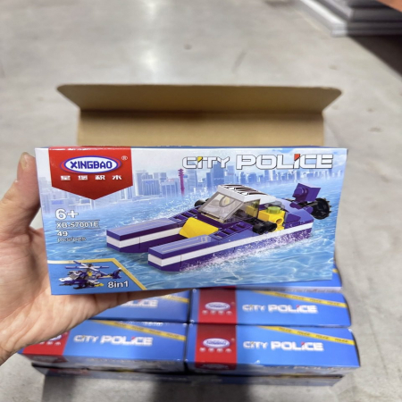 Zestaw Klocki Konstrukcyjny City Police