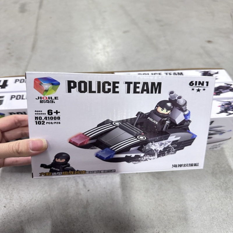 Zestaw Klocki Kontrukcyjny Police Team