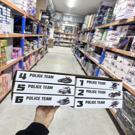 Zestaw Klocki Kontrukcyjny Police Team
