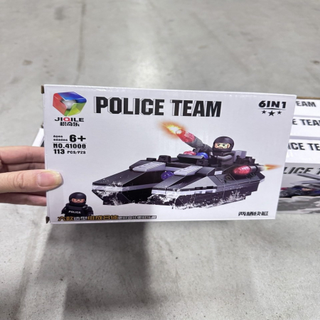 Zestaw Klocki Kontrukcyjny Police Team