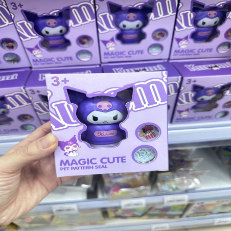 Zestaw Stempel Kuromi z Naklejkami