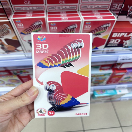 Zabawki Klocki Puzzle 3D Parrot