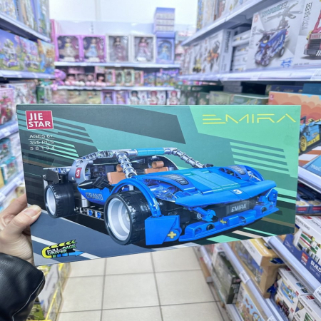 Zabawka Klocki JIE STAR Pull Back Driver 355PCS