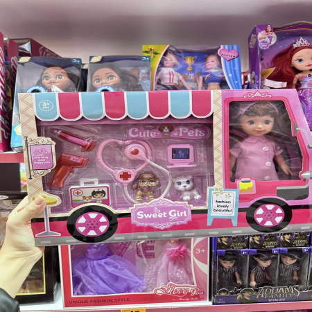 Zestaw lalka Cute Pets Sweet Girl