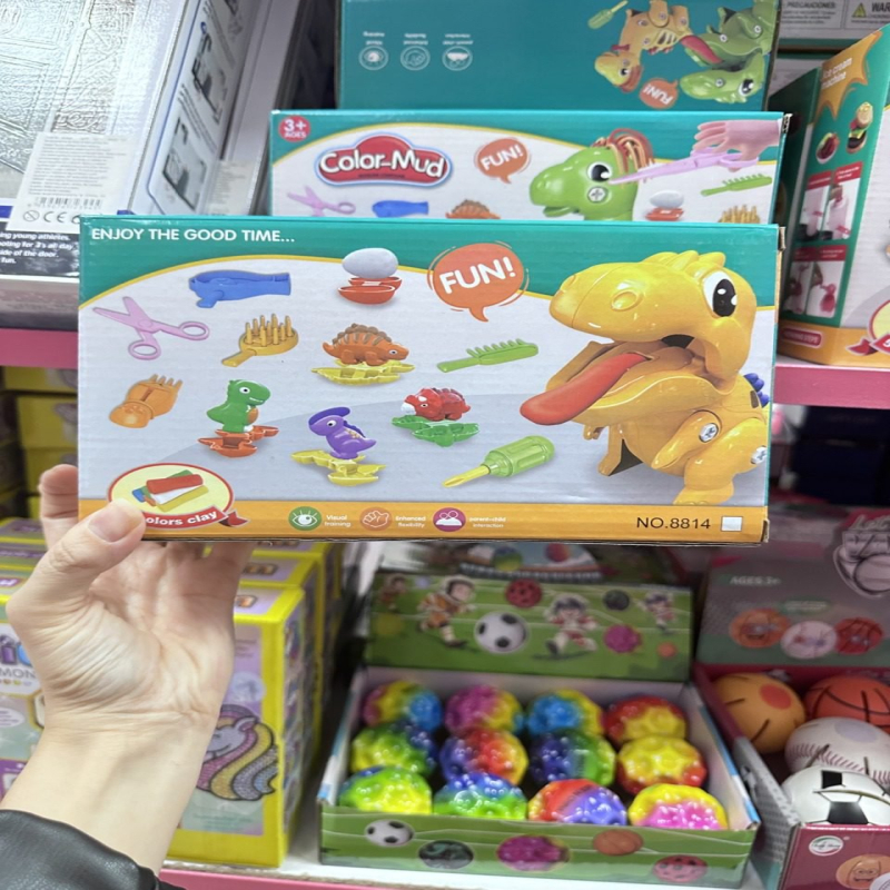 Zestaw do plastoliny z dinozaurem