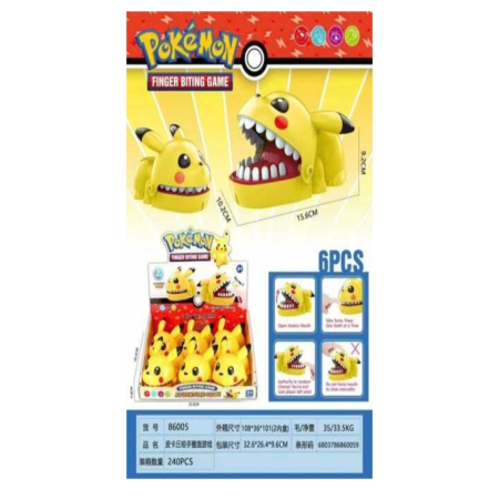 Zabawka Pokemon Finger Biting Game