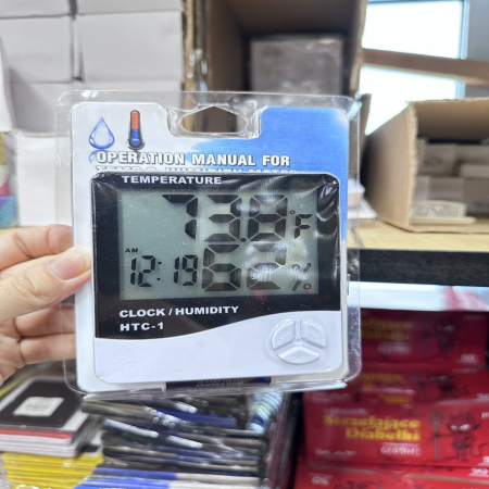 Stacja Pogody Termometr Data Godzina Budzik