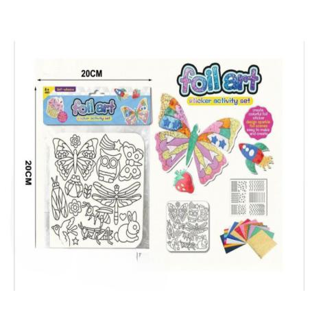 Zabawka Foil Art Sticker Activity Set