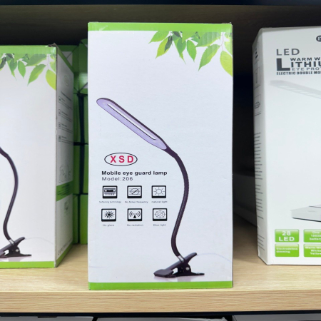 Lampka Biurkowa LED Kreślarska Nocna na Klips