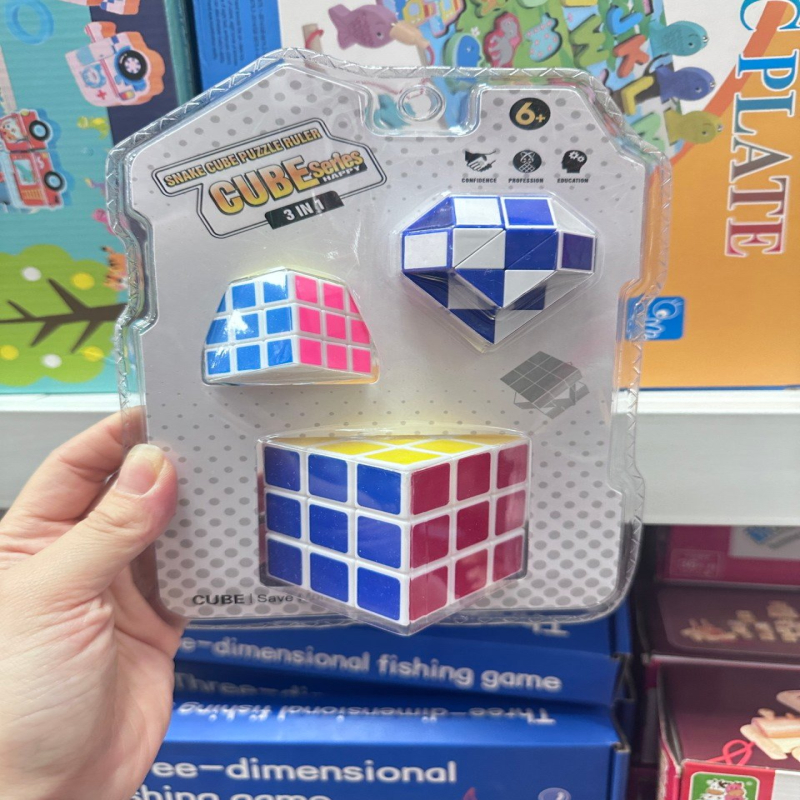 3w1 Nowe Kostki Kostka Logiczna Kolorowa Rubika