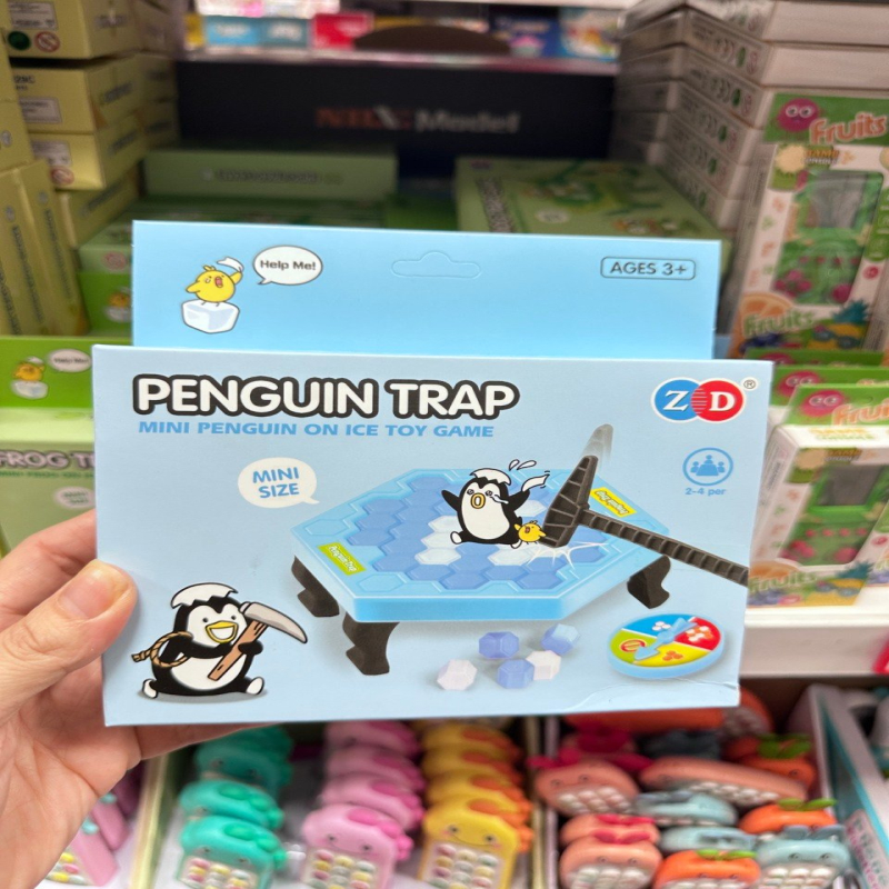 Gra Pingwin na Lodzie