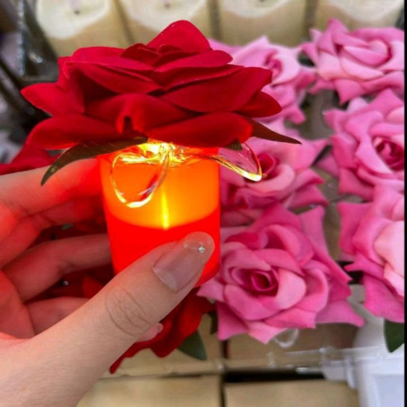 Lampki Rosa na Baterie