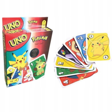 Gra Karty UNO Pokemon