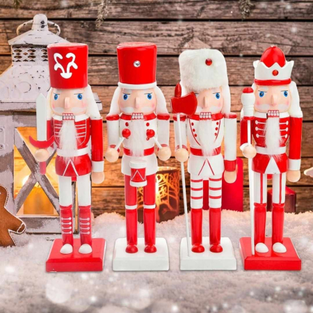 Świąteczne Figurki Dziadków do Orzechów