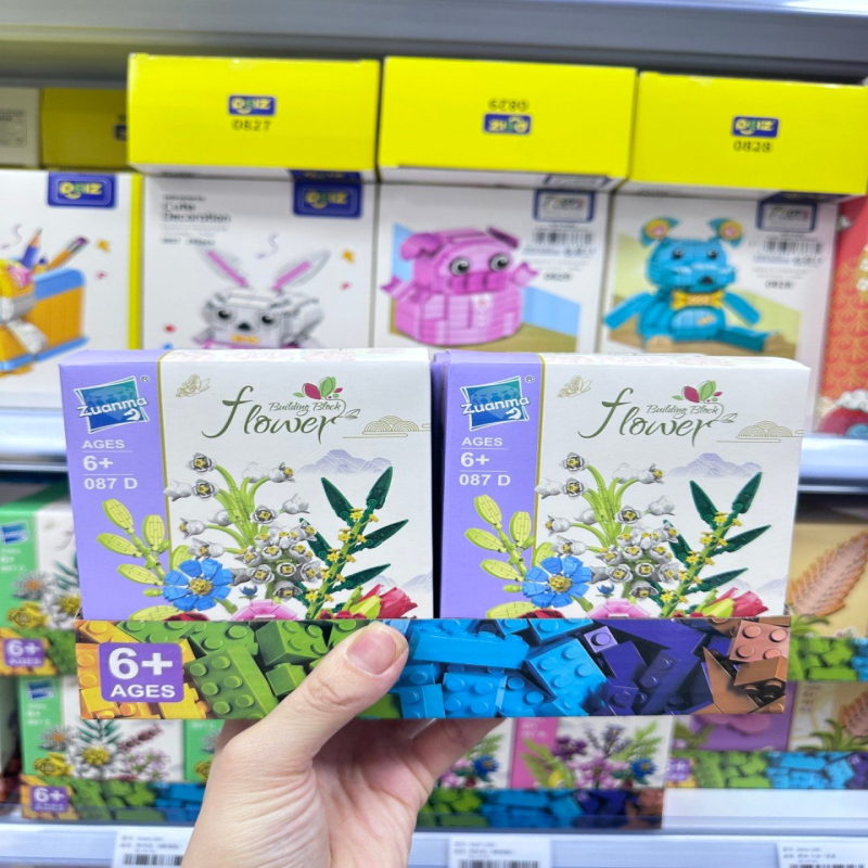 Zabawka Klocki Kwiaty