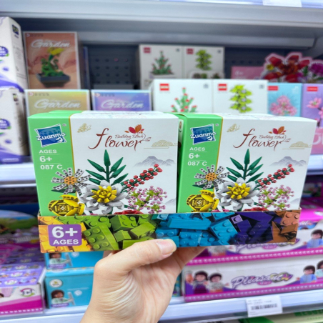 Zabawka Klocki Kwiaty