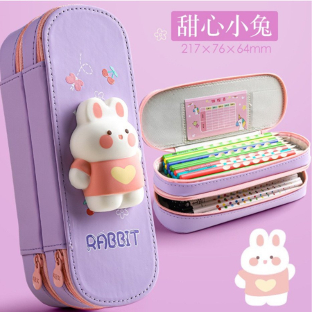 Piękny Piórnik Szkolny Przedszkolny Gniotek 3D