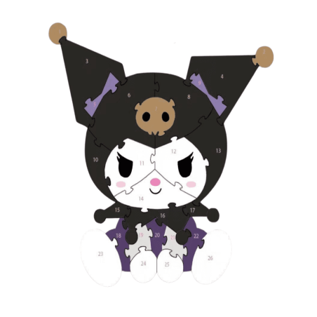 Zabawka Drewnina Puzzle