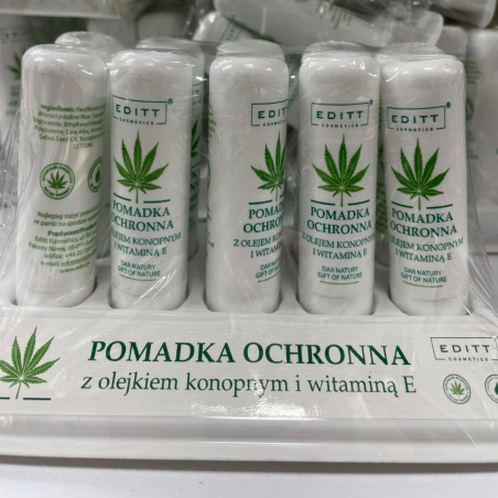 Pomadka Ochronna z Olejkiem Konopnym & Witaminą E