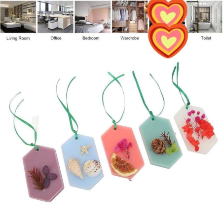 Tabliczki Zapachowe z Naturalnymi Olejkami Eterycznymi Mix Kolor