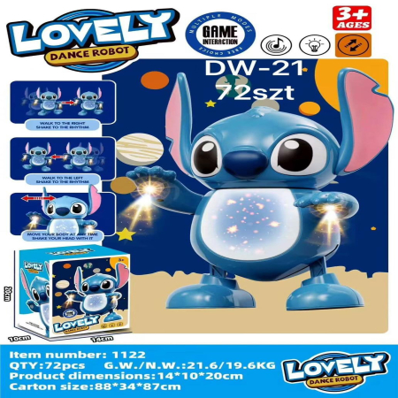 Zabawka Lovely Dance Robot Stitch
