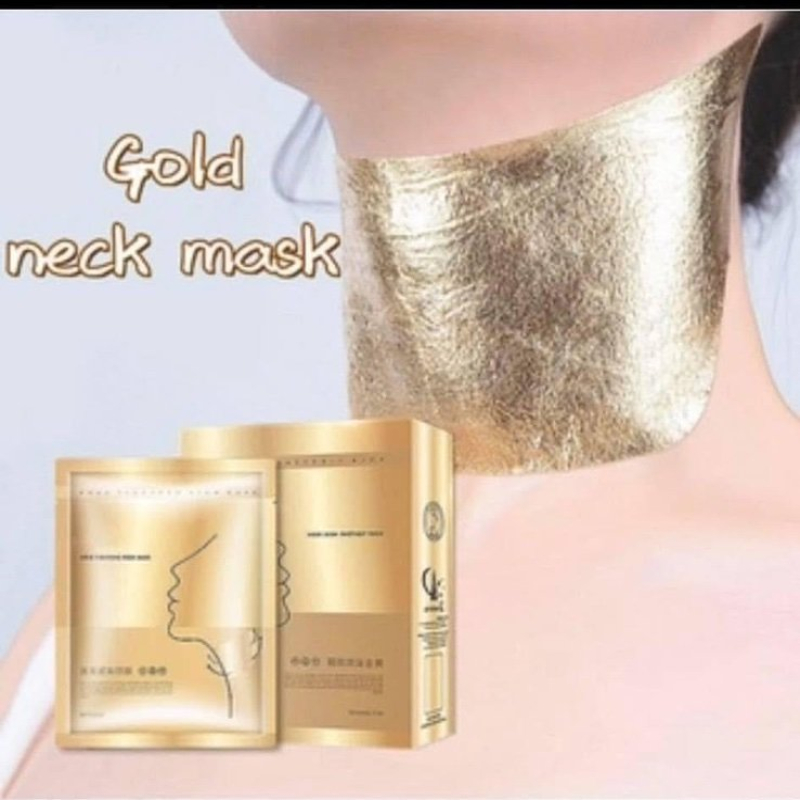 Złota Maska na Szyję Swan Neck