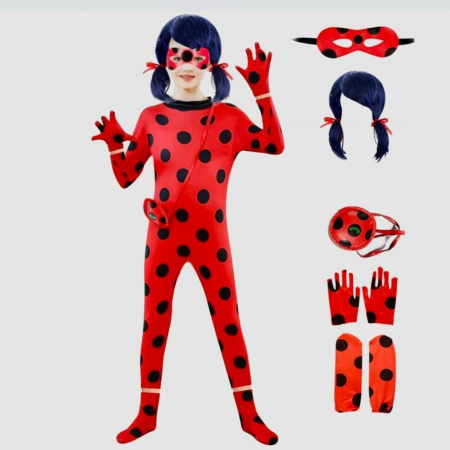 Pizama Strój Przebranie Biedronka SML