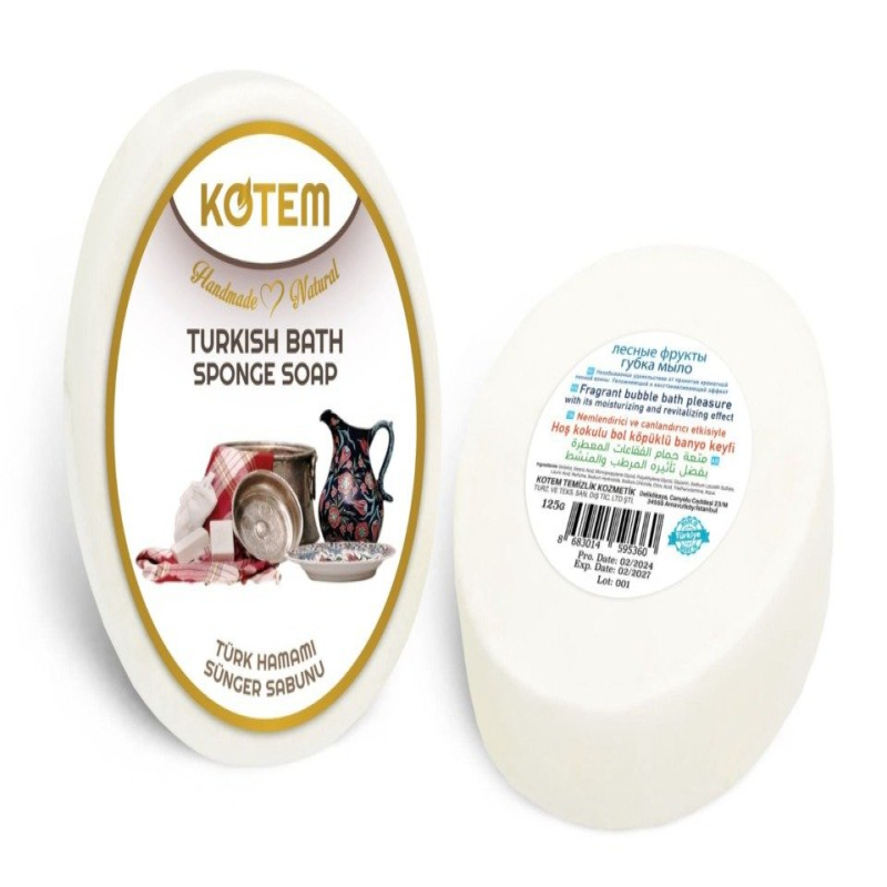 Mydełka Naturalne z Gąbką 125g