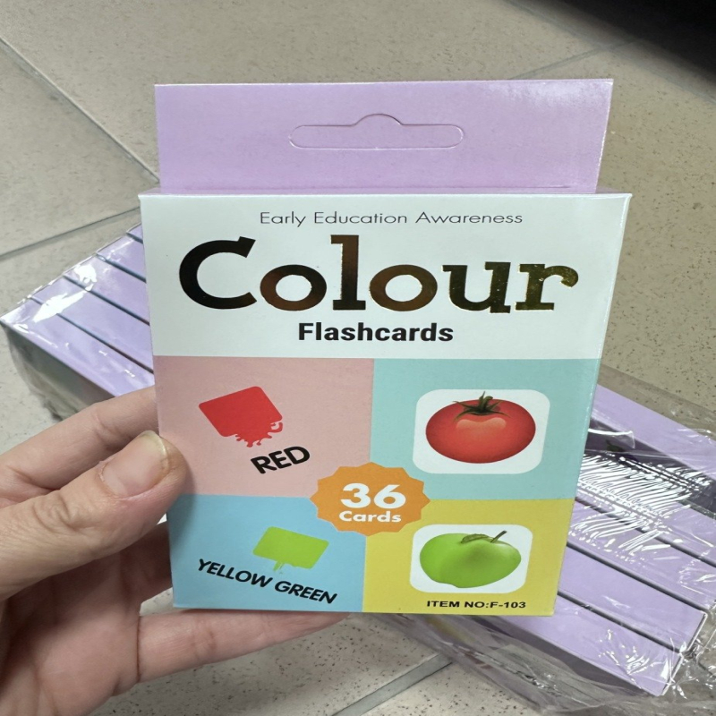 Zabawka Colour Flashcards 36 Cards