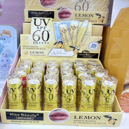 Lemon Lip Balm Kiss Beauty