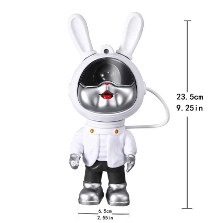 Figurka zajączka astronauty