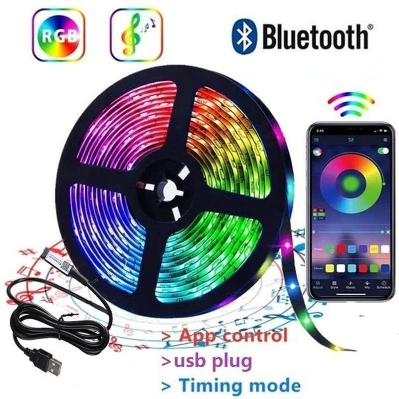 Taśma LED RGB Bluetooth z kontrolą aplikacji