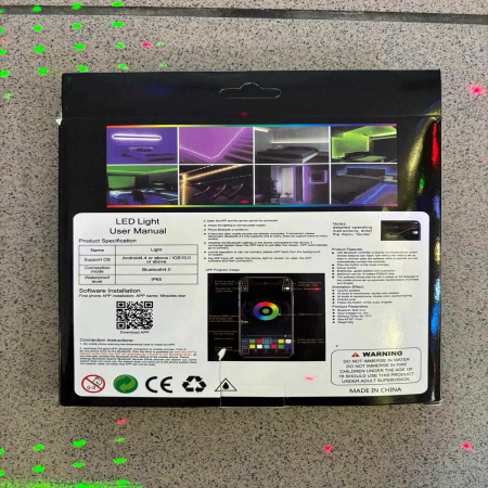 Taśma LED RGB Bluetooth z kontrolą aplikacji