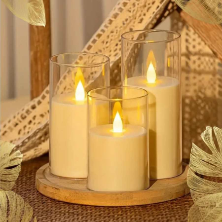 Zestaw świec dekoracyjnych LED